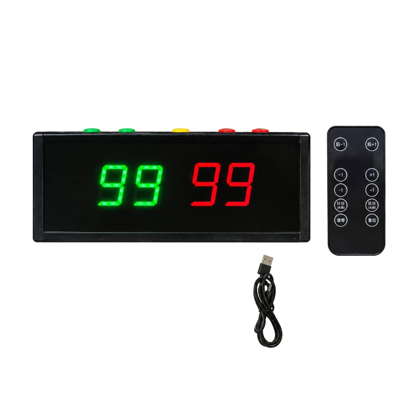 Power Bank - Portable Electronic Scoreboard with Remote Control