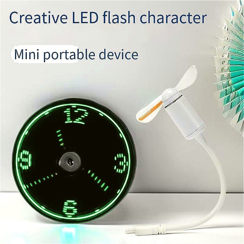 Portable USB LED Message Fan,  - Electronics And Gadgets Ce recension och pris