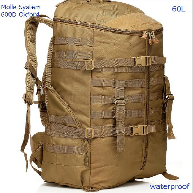 NOVRA 65L  MOLLE Hiking Backpa - Phone Holder recension och pris