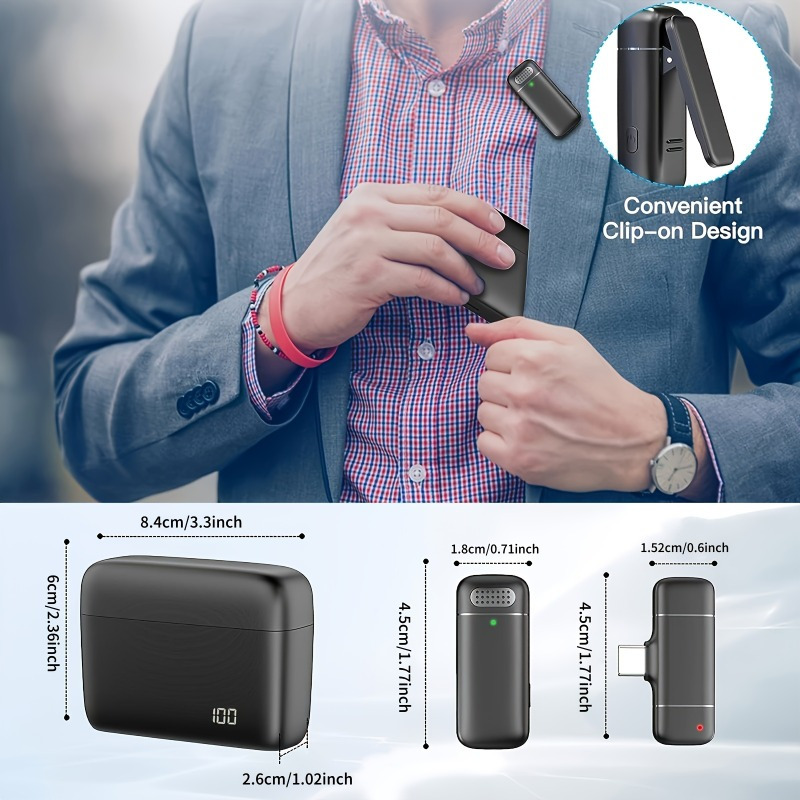 Wireless Lavalier Microphone w - Usb Charger recension och pris
