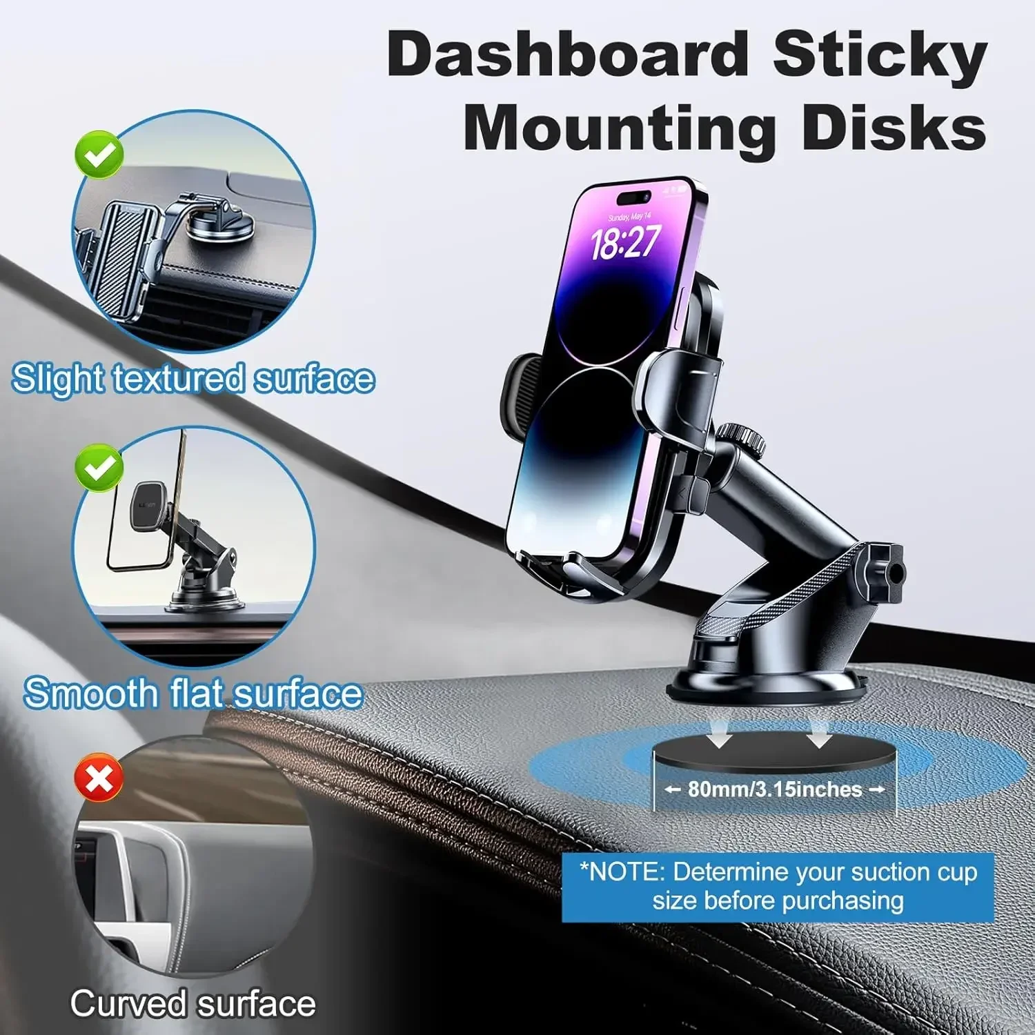 Universal Dashboard Adhesive S - Phone Holder recension och pris