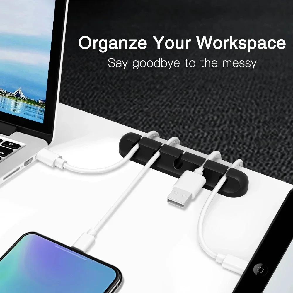 Silicone USB Cable Organizer U - Cable Organizer recension och pris
